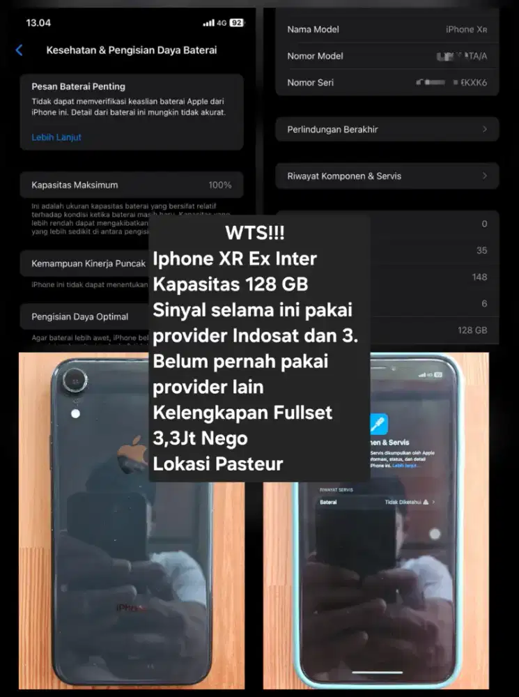 Iphone XR ex Inter 128gb