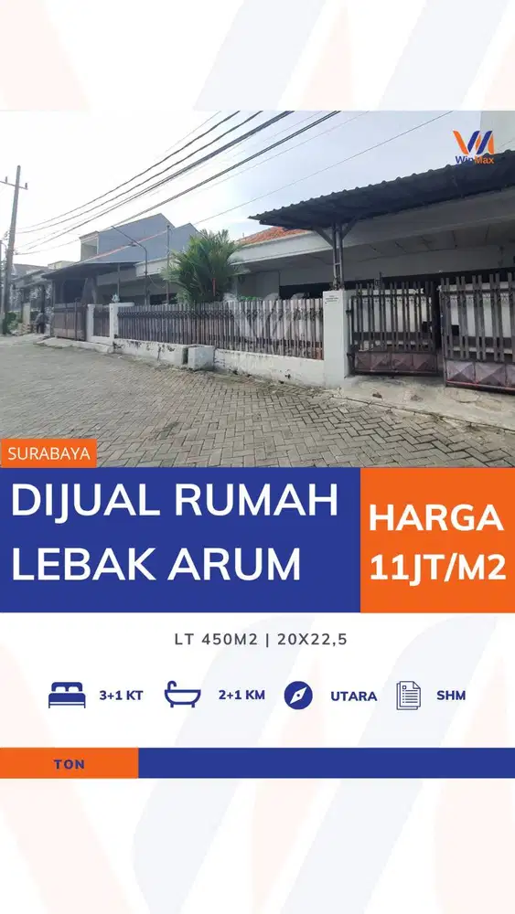 DIJUAL RUMAH Lokasi LEBAK ARUM