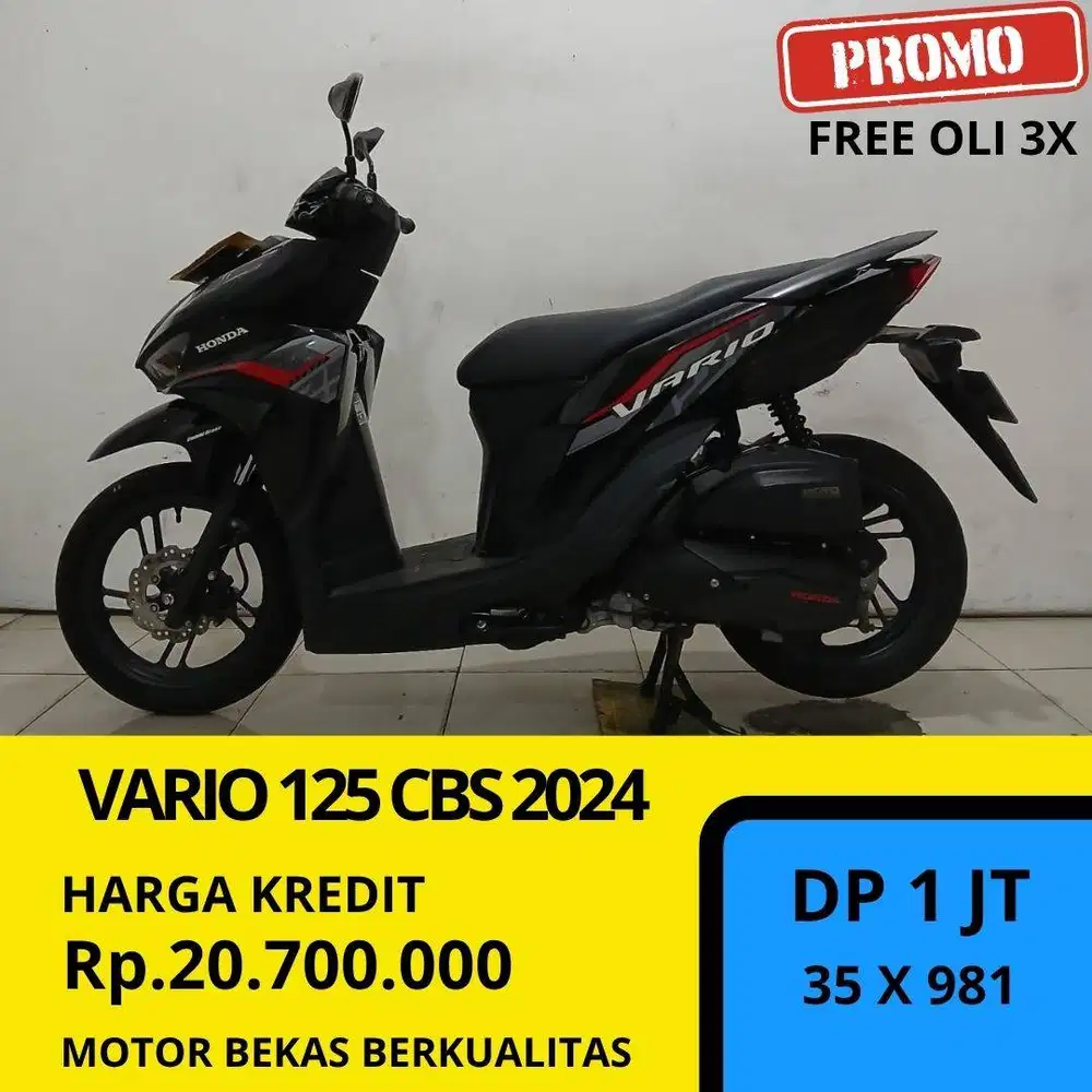 Honda Vario 125 2024 Ayo DP murah Angsuran murah Guys