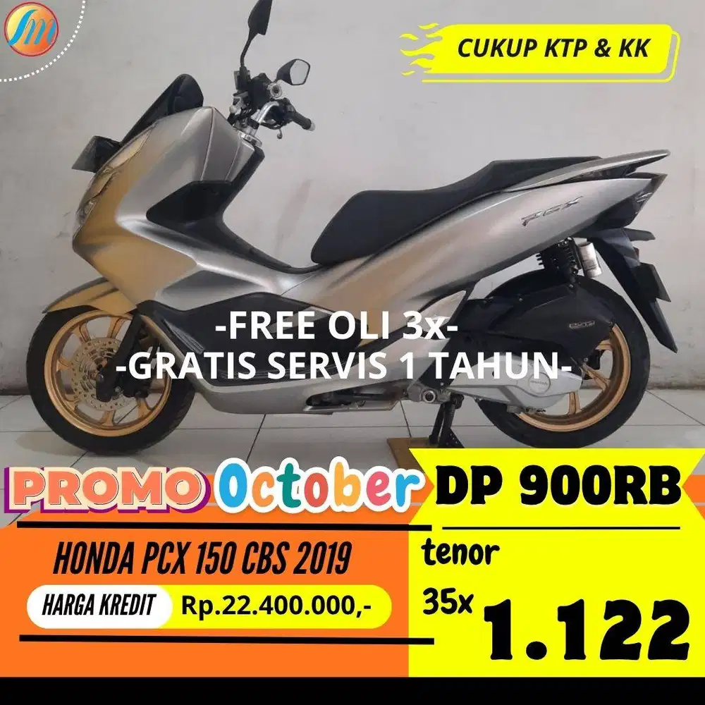 DP 900RIBU KREDIT HONDA PCX 150 CBS 2019 ANGSURAN TERJANGKAU PAJAK ON