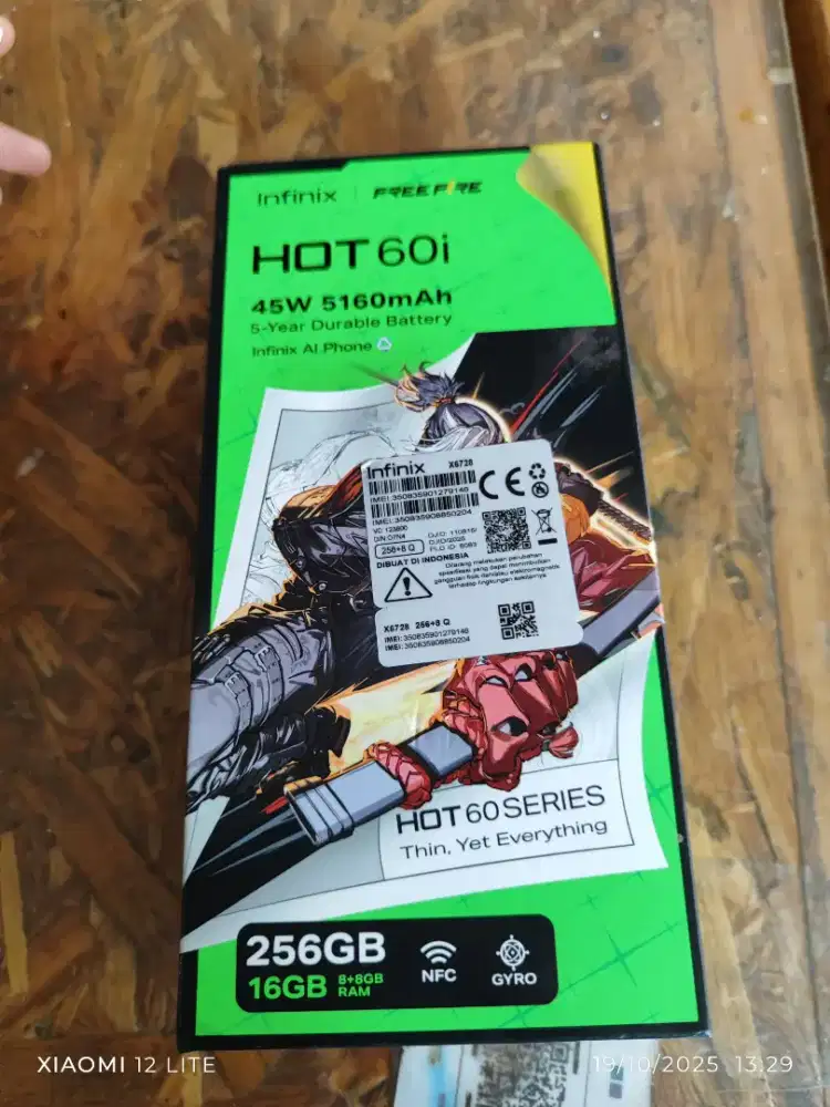 Infinix blue HOT 60i