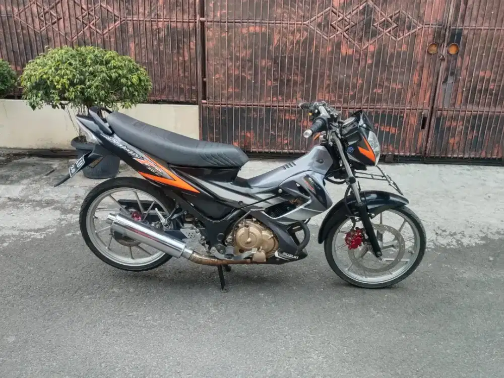 Suzuki Satria F 150cc Thailand mesin halus pajak hidup siap pakai