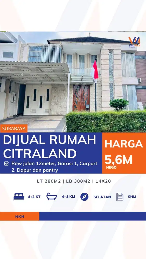 DIJUAL RUMAH Lokasi CITRALAND