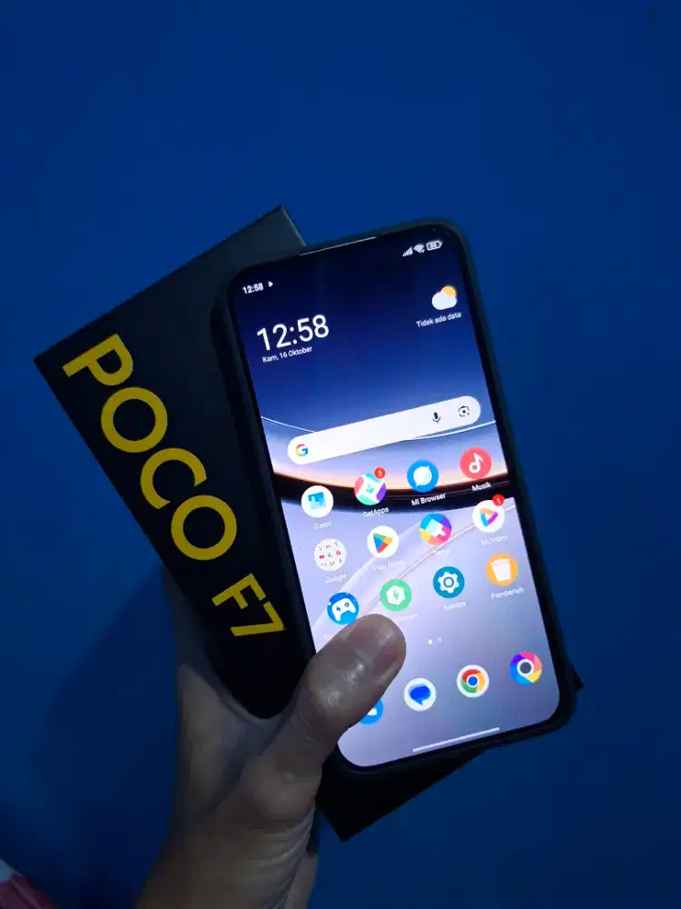 Poco F7 12/512 Silver Sebulan Pakai Kinyis Kinyis