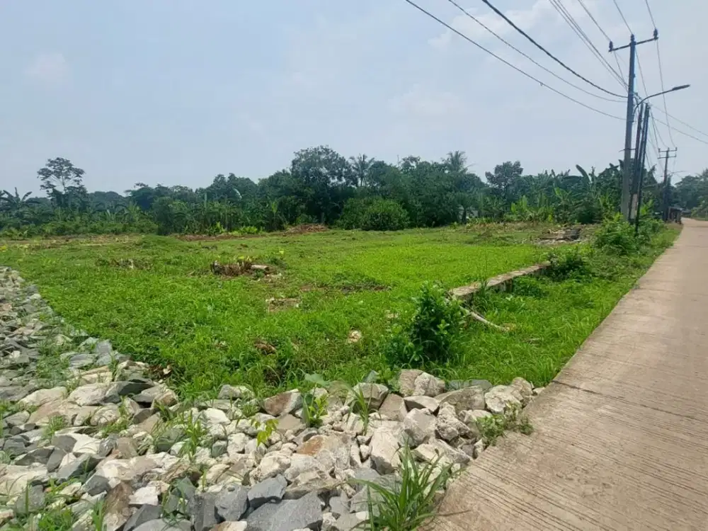 Dekat Stasiun Cicayur, Kavling 1 Jutaan. Terima SHM Pecah