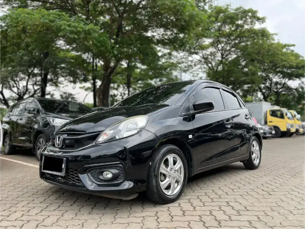 [ TERAWAT ] HONDA BRIO 1.2 E AT CVT AT MATIC 2017 HITAM