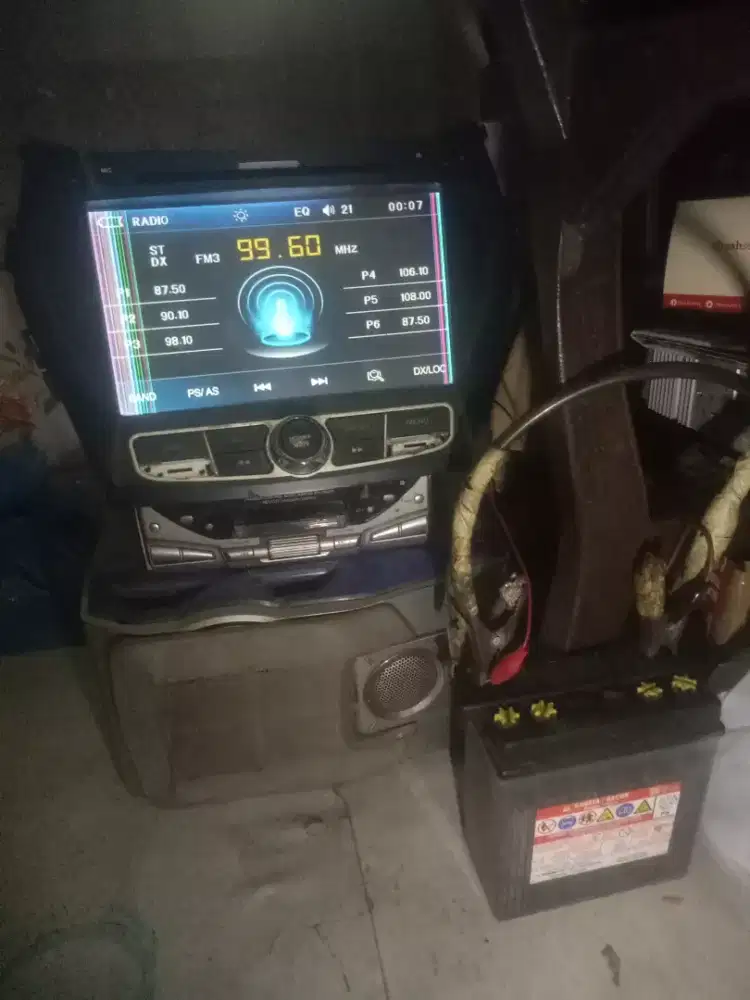 DOBEL DIN 7 INCH VCD DVD RADIO USB SD BLOETOOTH TV