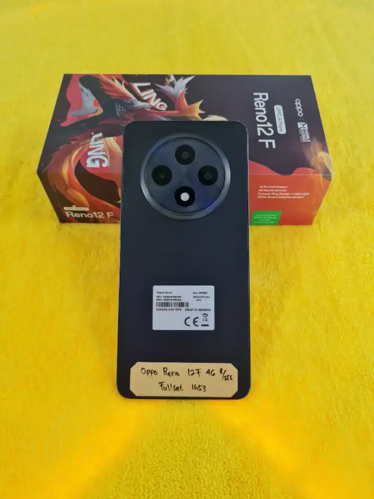 Oppo Reno 12F 4G 8/256 Second Garansi Resmi