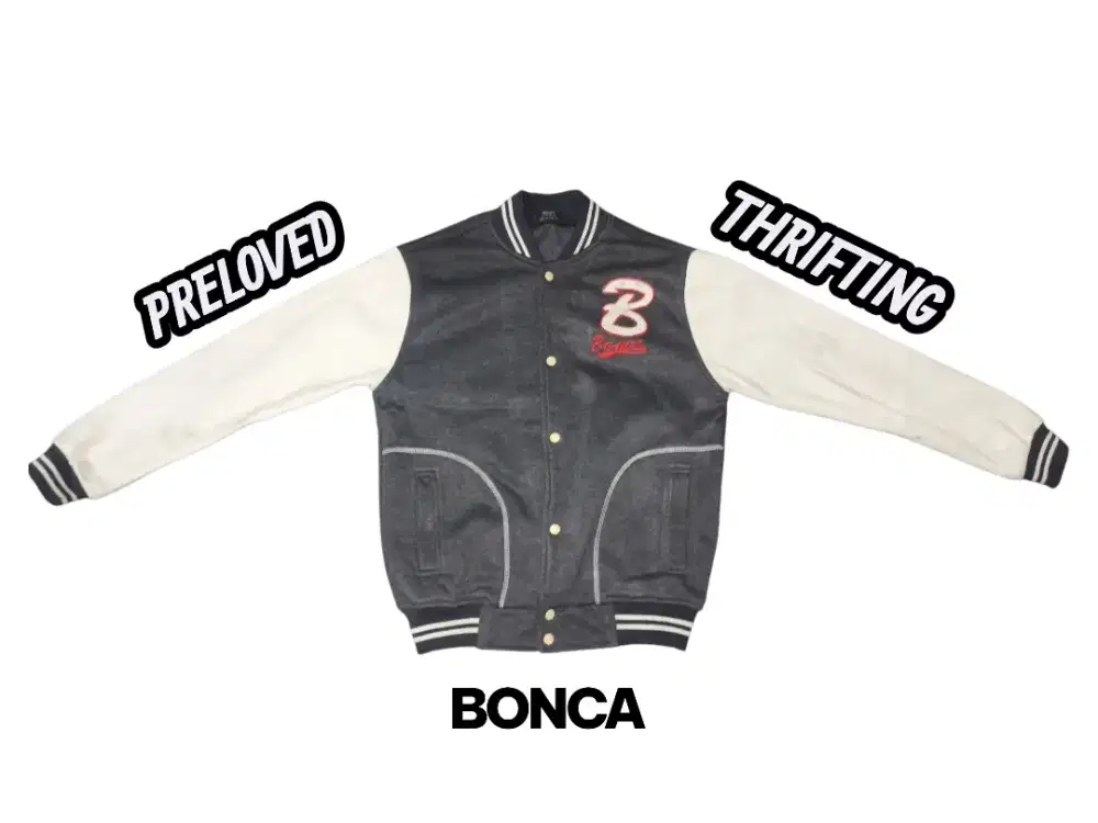 BONCA Varsity Jacket Jaket Baseball Latterman