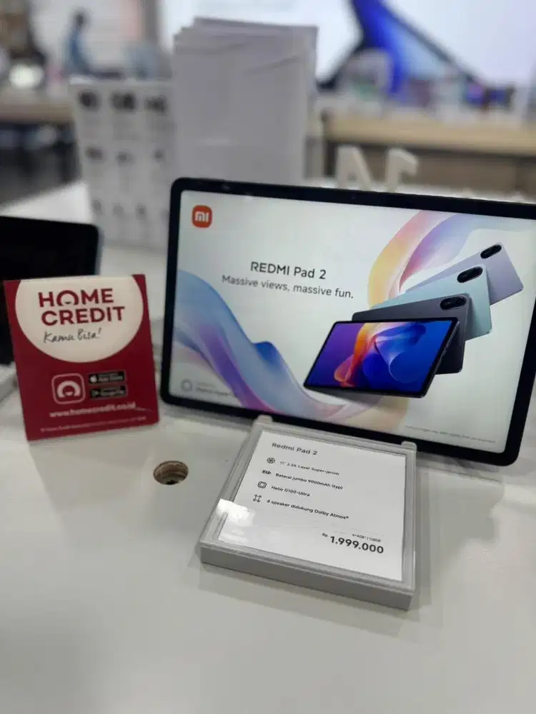 Redmi Pad 2 128GB promo cicilan mulai 300ribuan/bulan syarat KTP