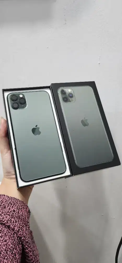 Iphone 11 promax 256 midnight green