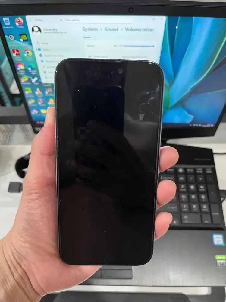 Di jual iphome 14 promax deep purple 256Gb ex ibox