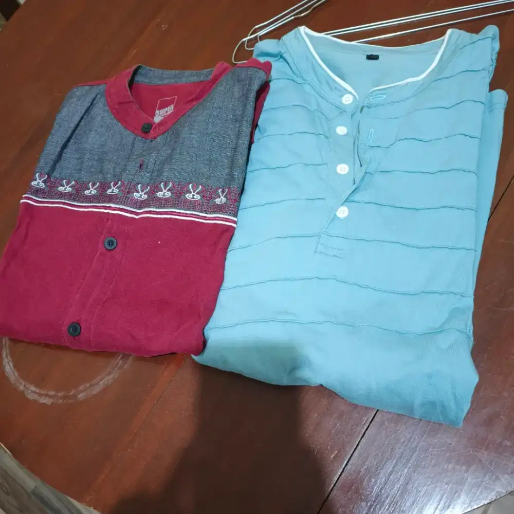 2 baju koko lengan panjang