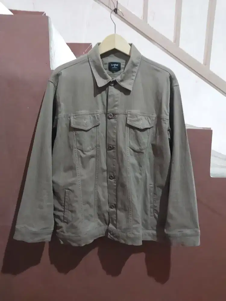 Jaket trucker camvas livehaf Milo XL