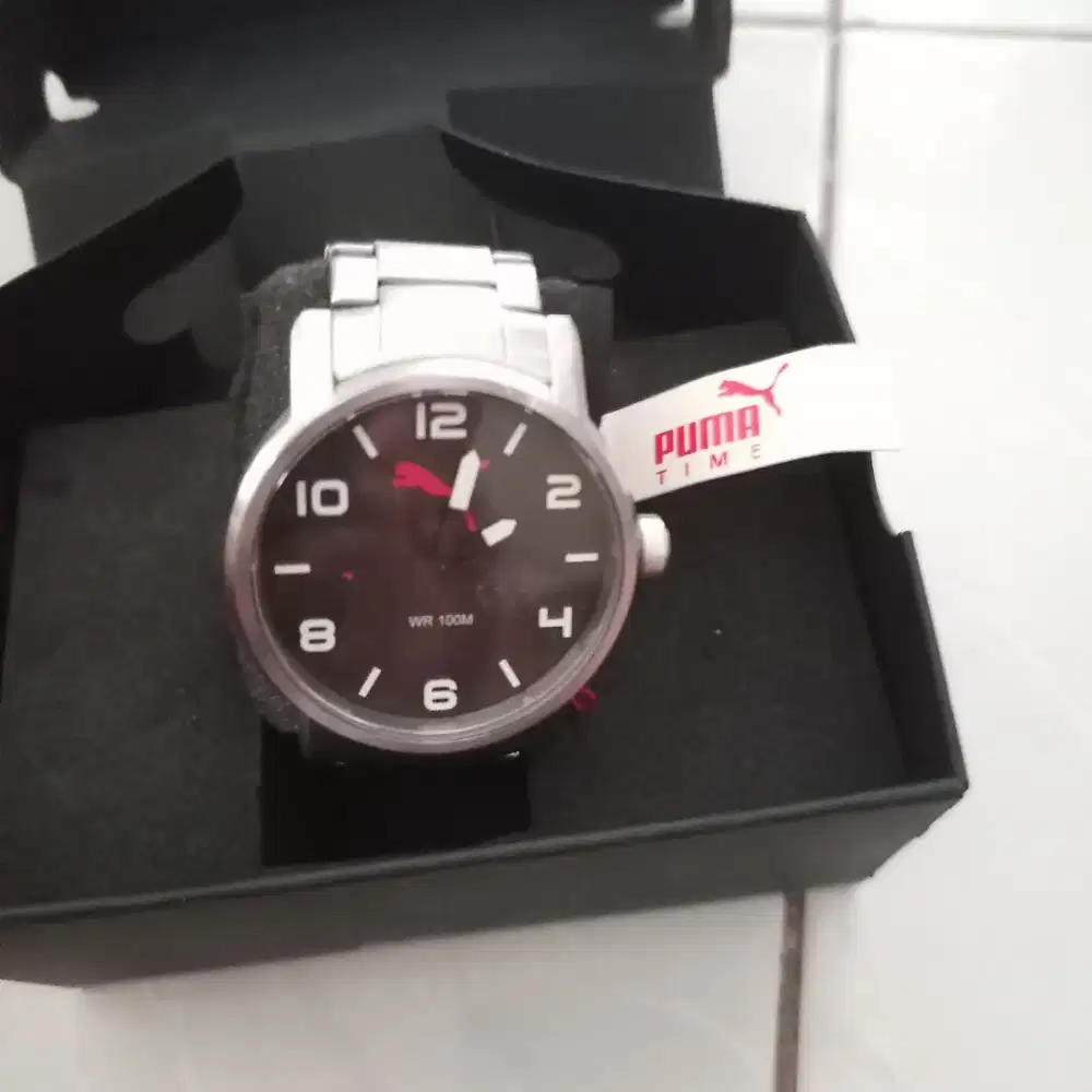 Puma watch with stainless steel