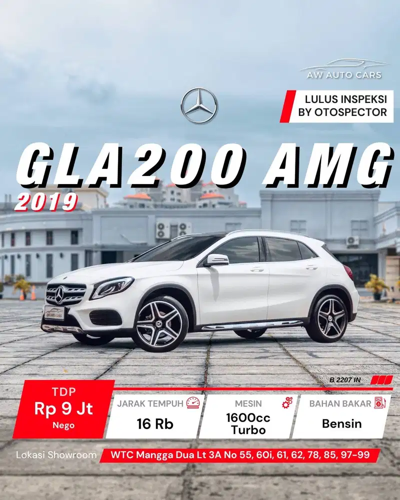 [TDP 9 JT, LOW KM] GLA200 AMG 2019 GLA 200 mdl 2018