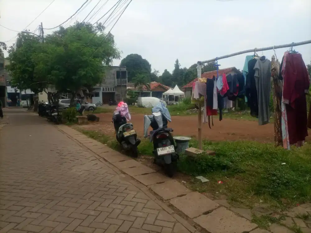 Tanah kosong di jual akses mobil