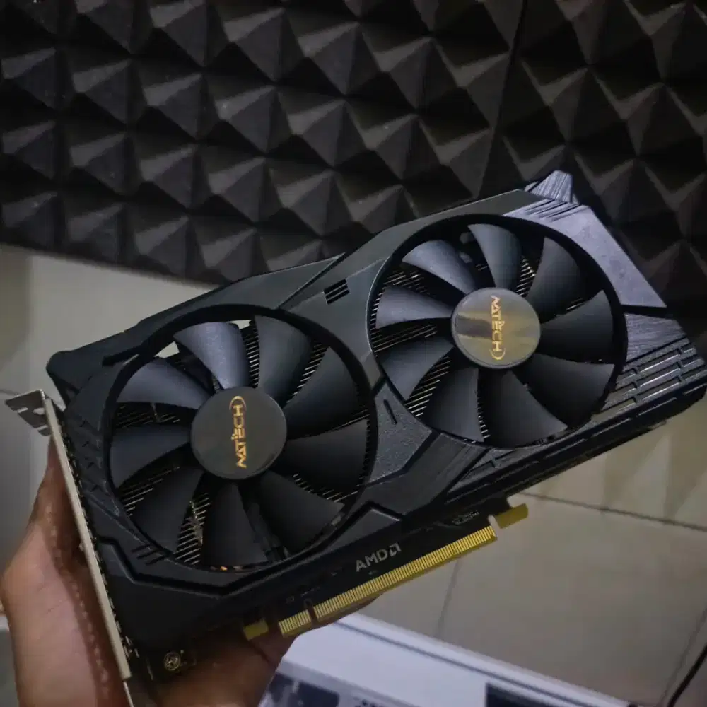 VGA RX 580 2048SP 8GB Natech — Full Normal, Siap Gas Gaming & Editing