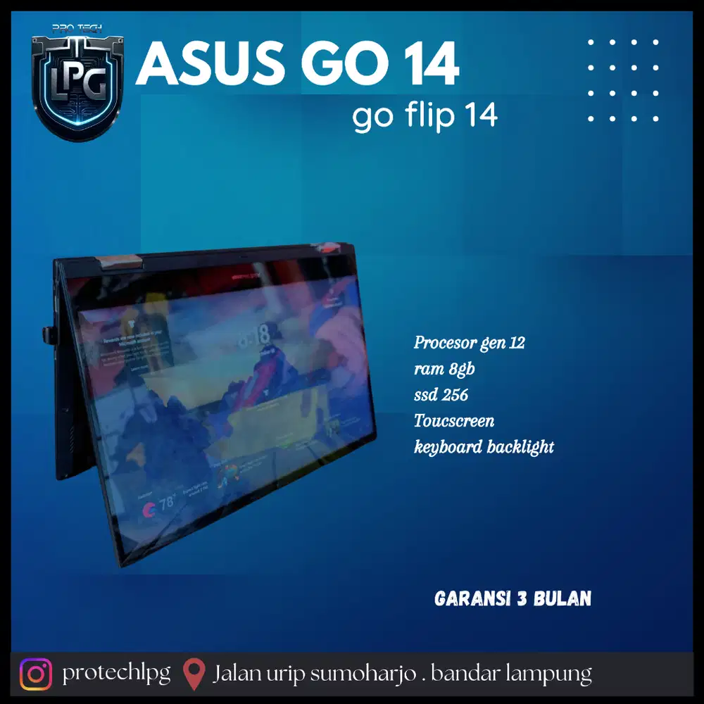 Asus Go Flip Ram 8 SSD 256