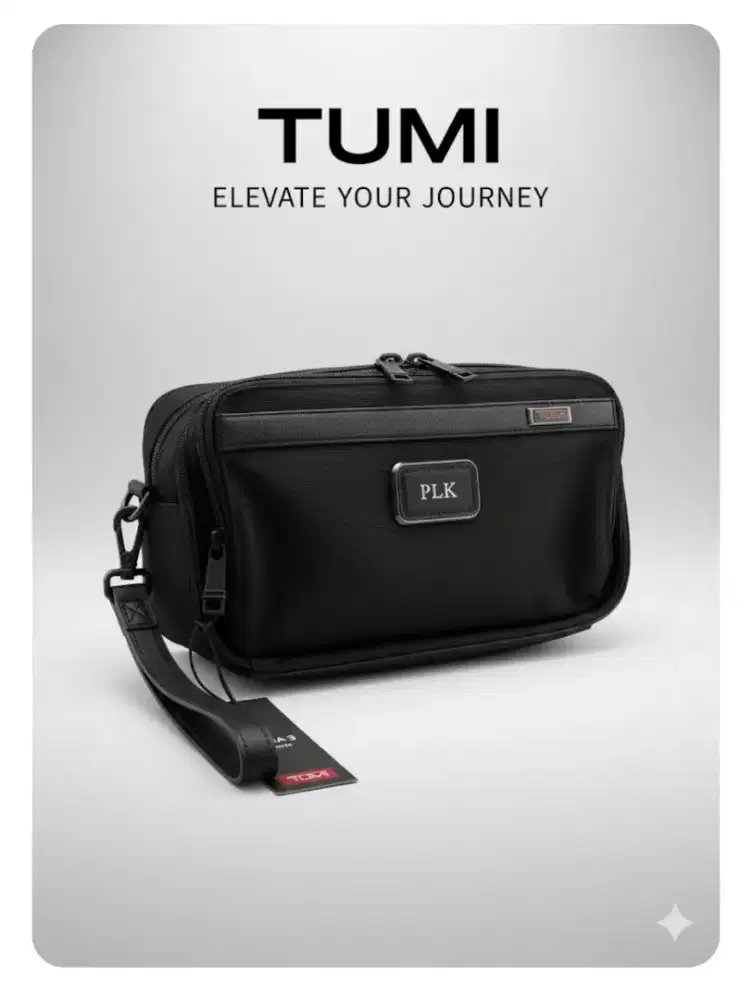 TAS TANGAN PRIA MERK TUMI HITAM