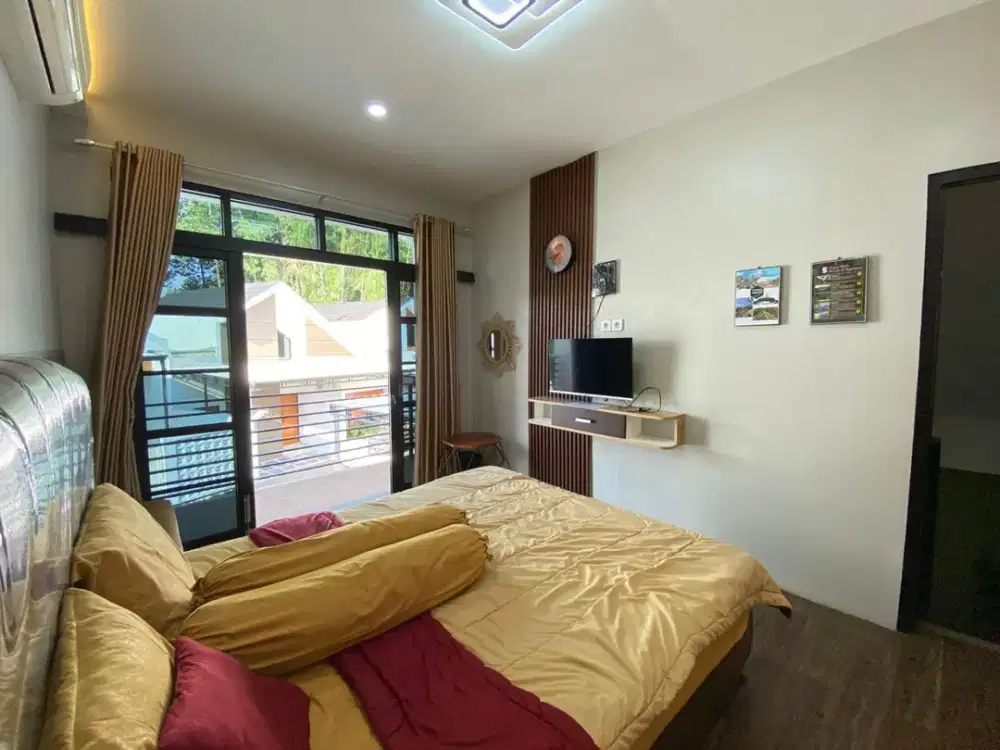 975 Juta Dapet Villa 2 Lantai + Private Pool + View Merapi!