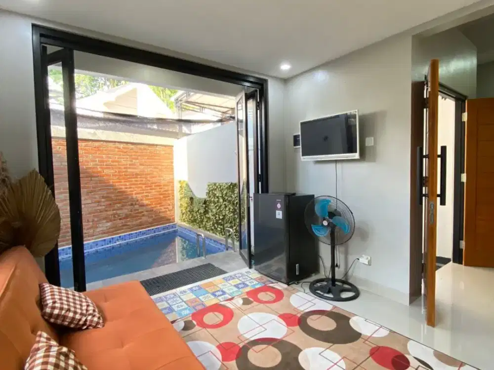Full Furnish, View Merapi, Private Pool — Investasi Cantik di 1 Hunian!
