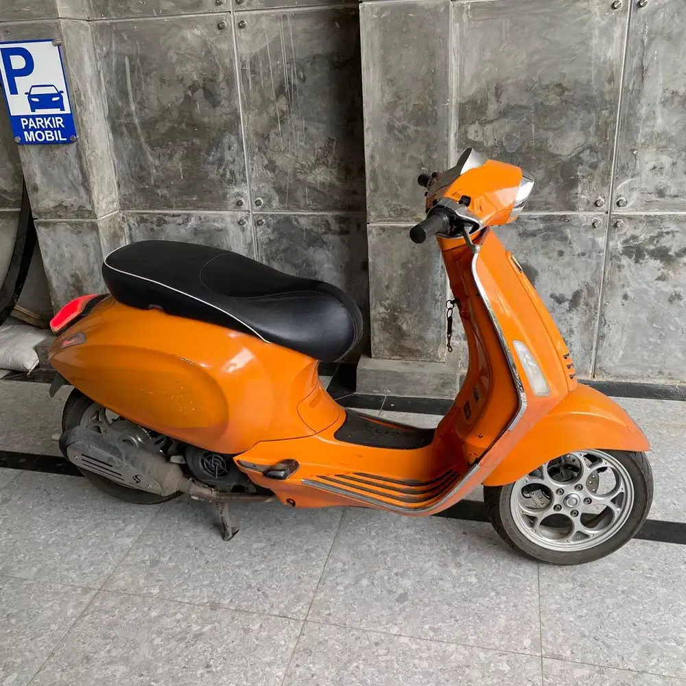 Piaggio Vespa Sprint Iget 2017 Orange Modif