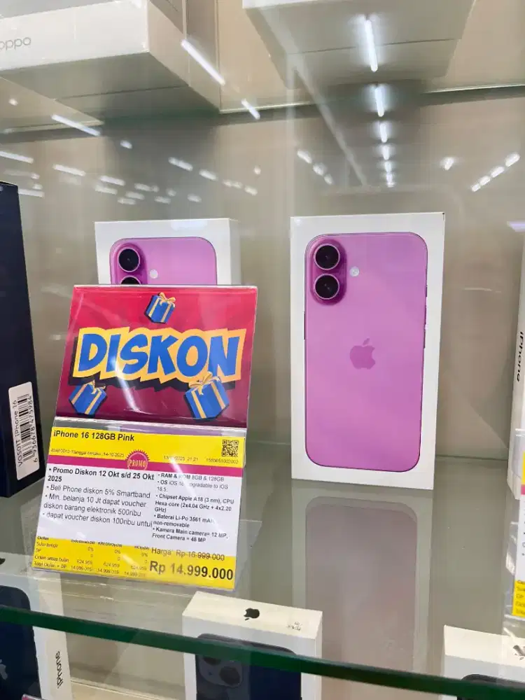 (BOGOR) cicilan Iphone 16 bisa bebas 2 bulan cicilan