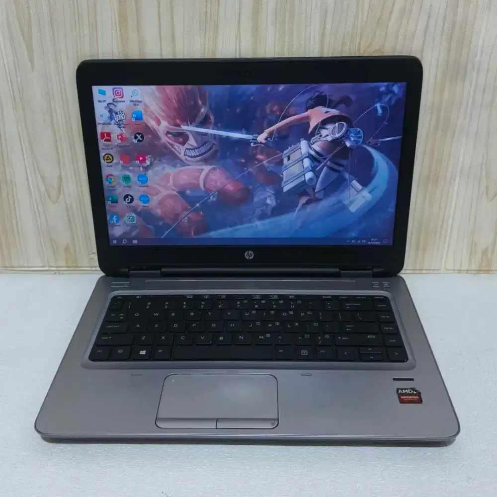 HP probook 645 G3 slim AMD-A10 Ram8GB/ssd128GB bogor