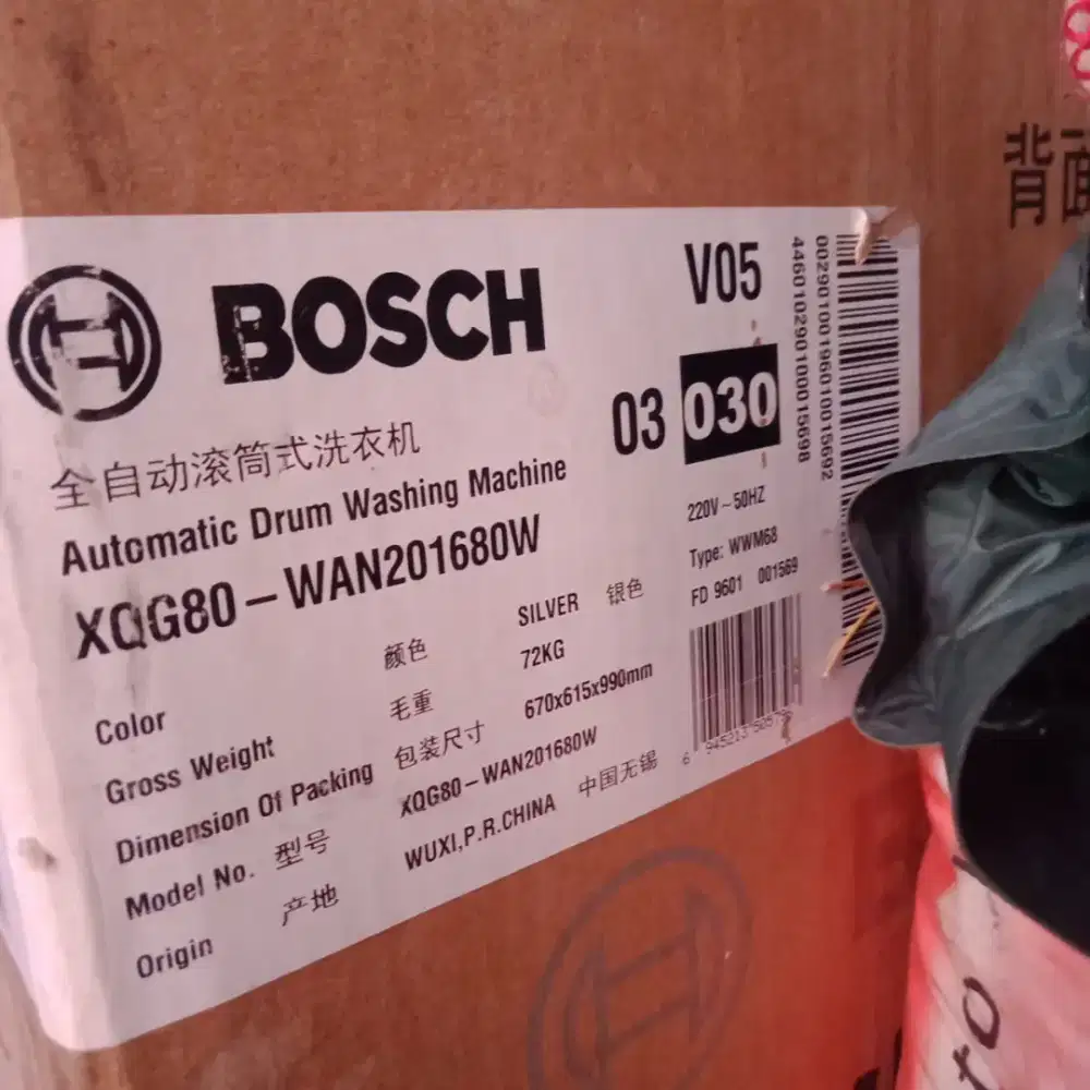 Di jual Mesin Cuci merek Bosh
