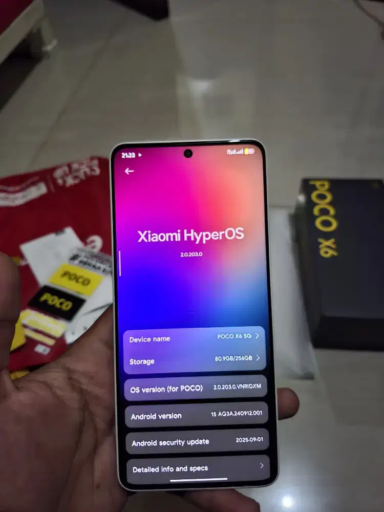 Xiaomi Poco X6 5G 12/256 Garansi Resmi.