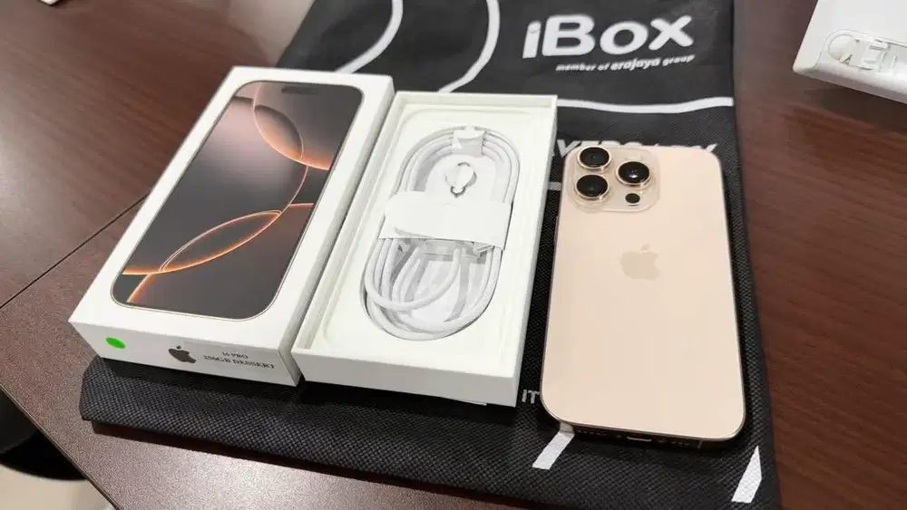 Iphone 16 Pro 256 GB ( ex ibox ) masih garansi sampai april 2026