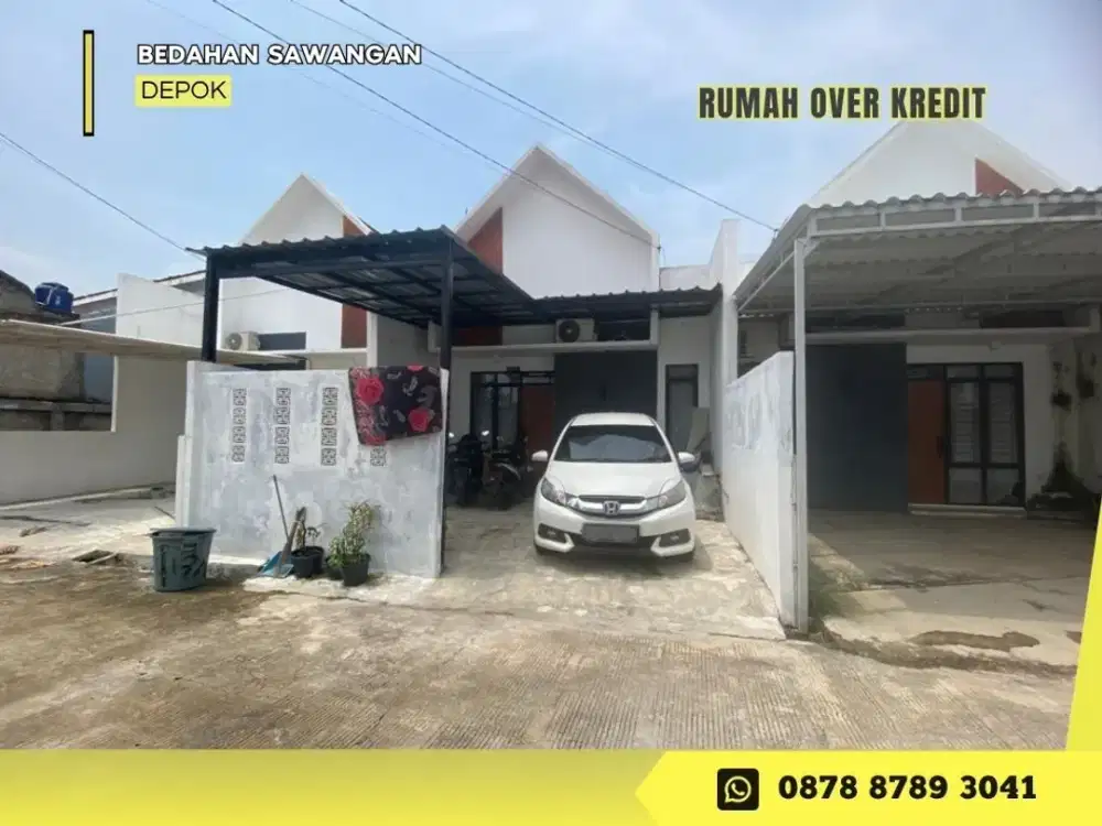 Take Over rmh dkt Tol ccln flat 63JT di Bedahan Sawangan Depok
