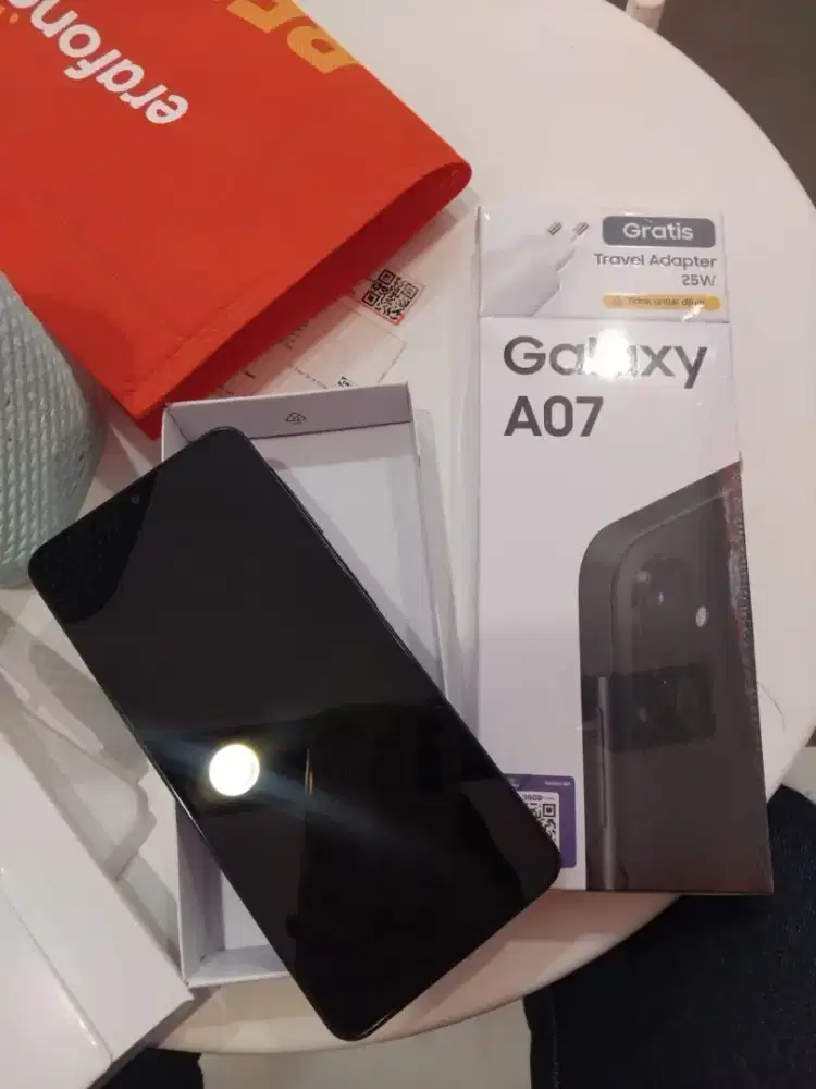 Samsung A07 sudah free kepala charger original