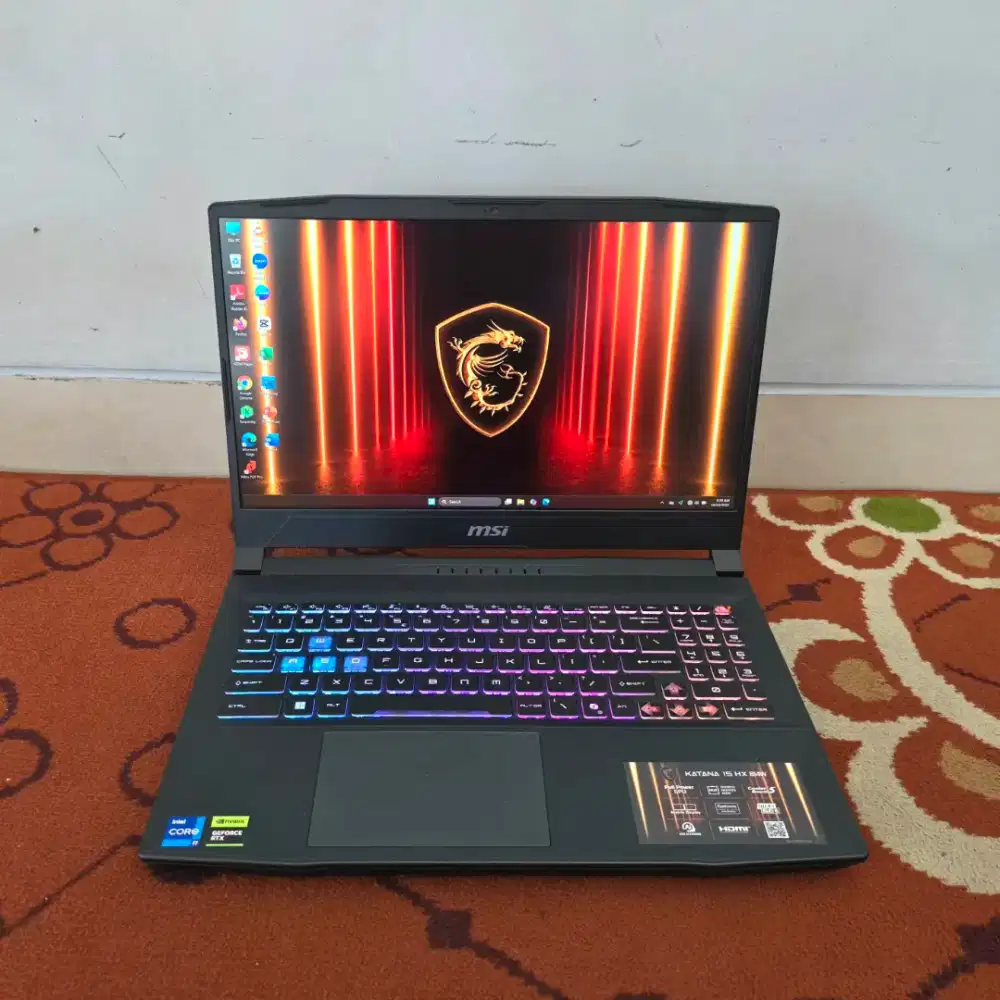 MSI Katana i7-14650HX RTX5050 8GB RAM 16GB Baru Sebulanan