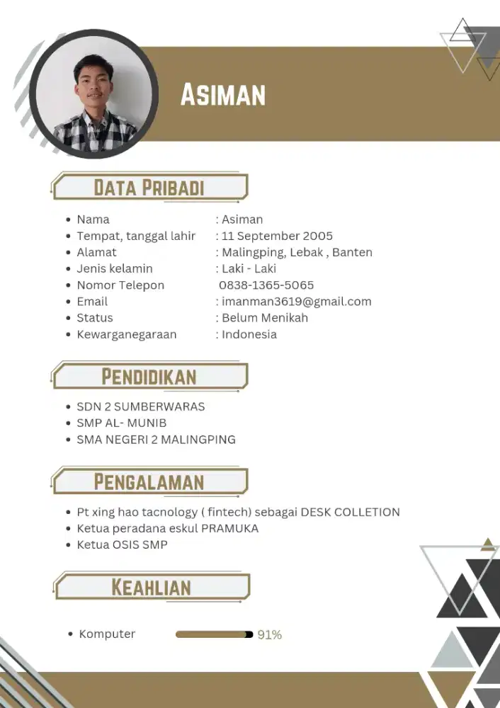 Mencari lowongan pekerjaan