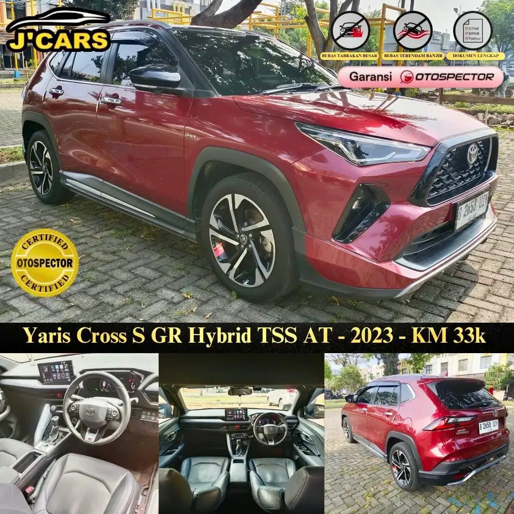 [KM 33rb] Yaris Cross S GR Sport Hybrid AT 2023 Automatic HV Murah