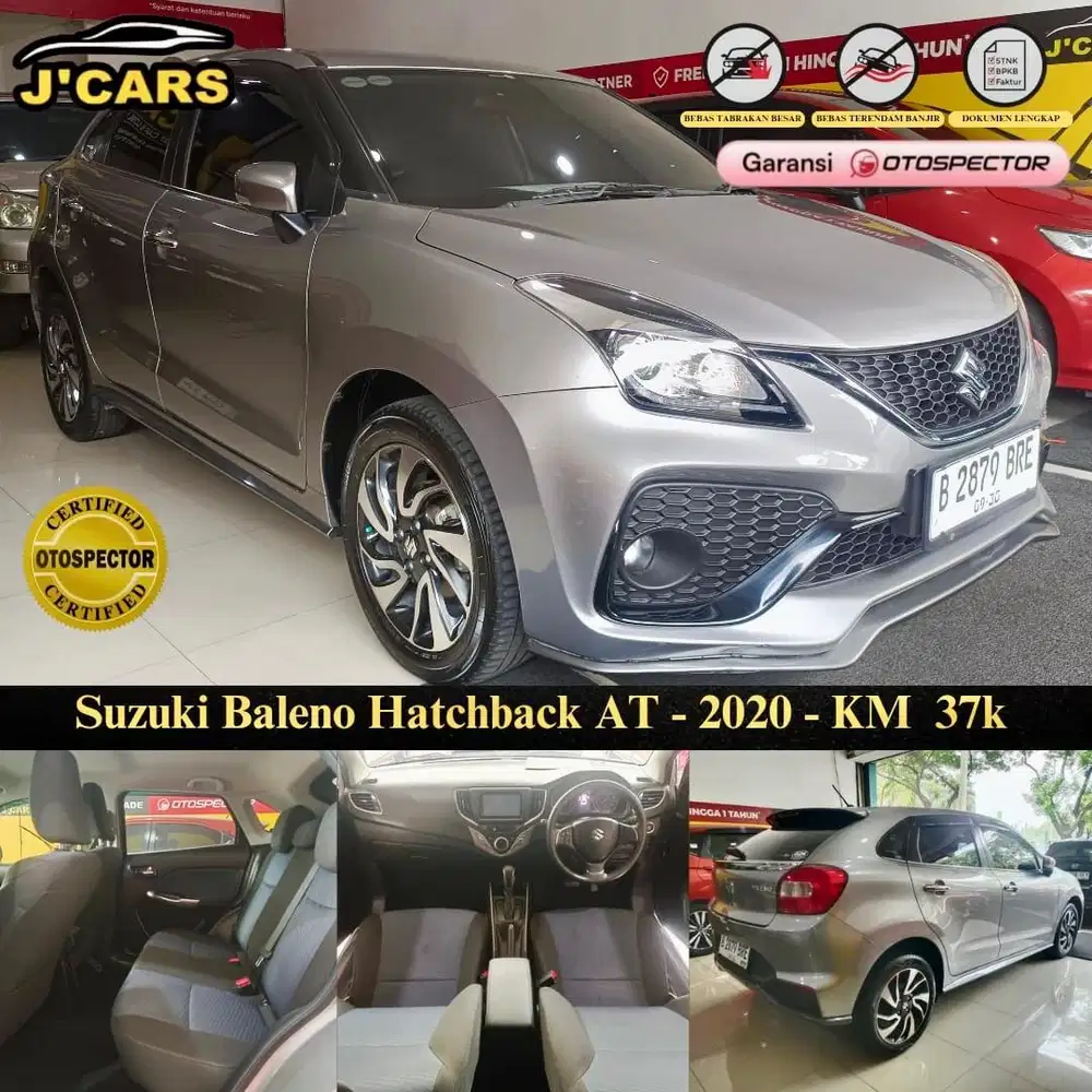 [KM 37rb] Suzuki Baleno Hatchback AT 2020 Automatic HB Ringan Murah