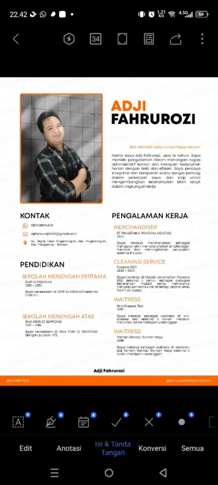 mencari pekerjaan