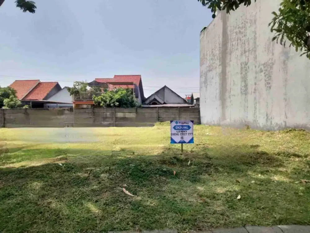 tanah luas jalan utama citra garden