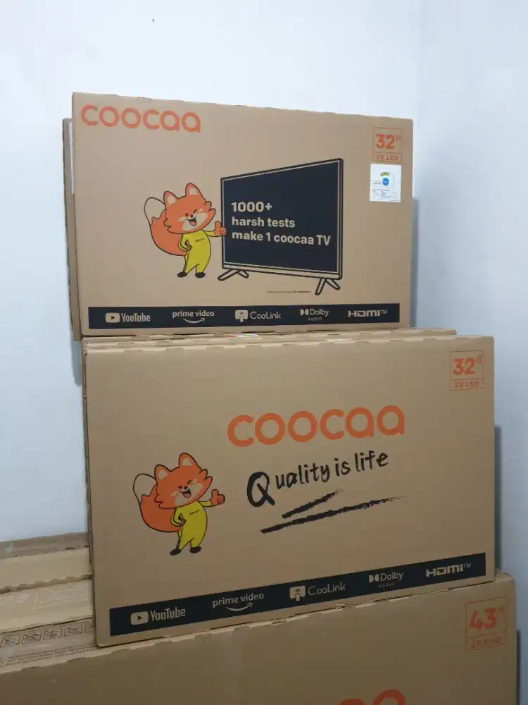 COOCAA SmartTV digital 32 inch. 100% Gres, bisa diantar + setting