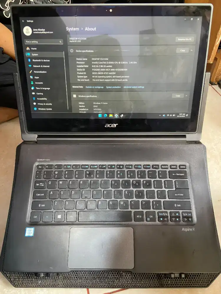 ACER ASPIRE R7-372T TOUCHSCREEN, SSD