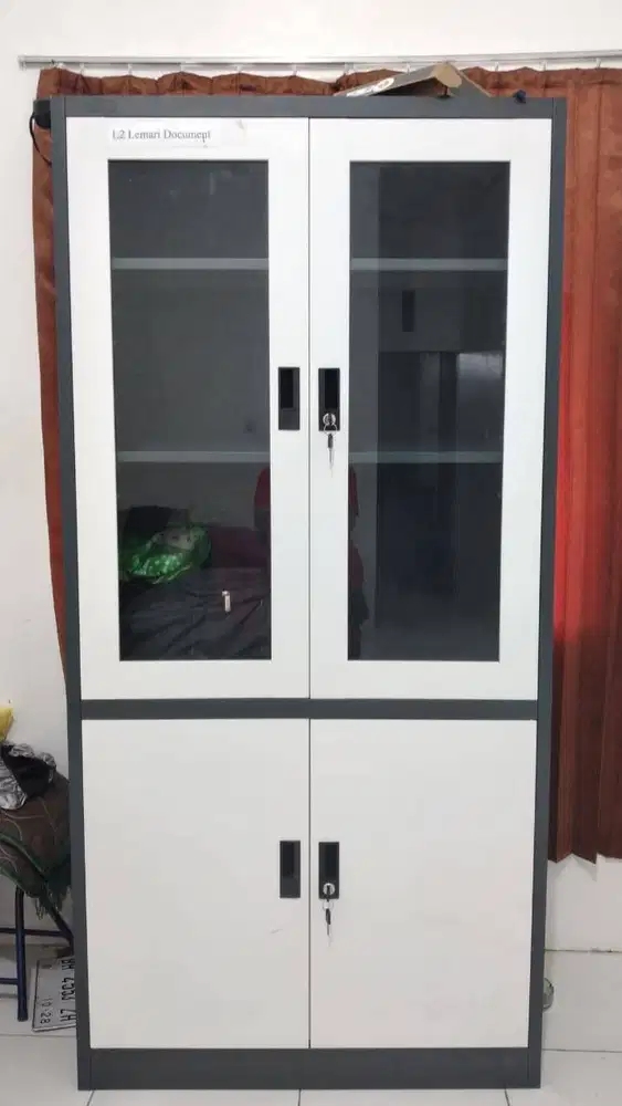 Lemari Arsip Serbaguna Pintu Kaca Minimalis ACTIV FORTE SWB 91 B
