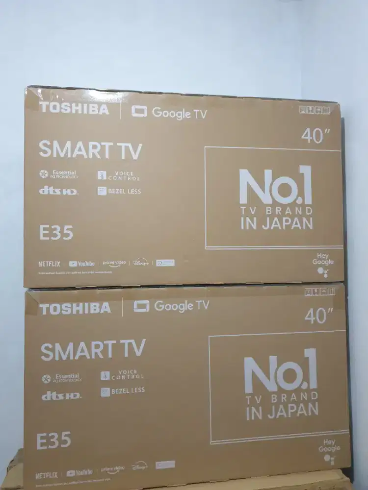 TOSHIBA GoogleTV ( android ) 40 inch. 100% Gres, bisa COD + Setting