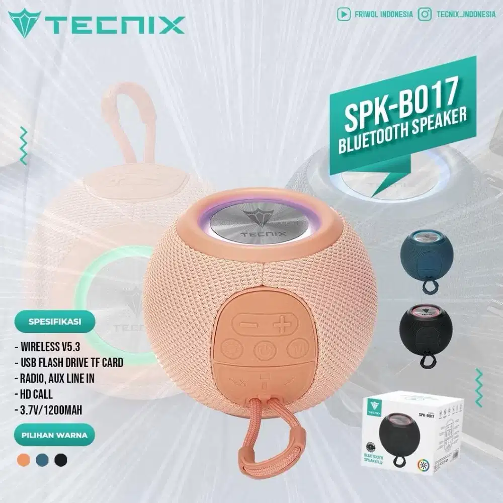 speaker tecnix bluetooth