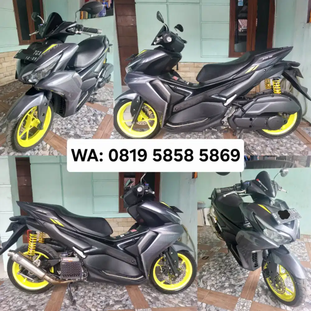 Yamaha New Aerox Connected 2020 akhir abu-abu/ grey