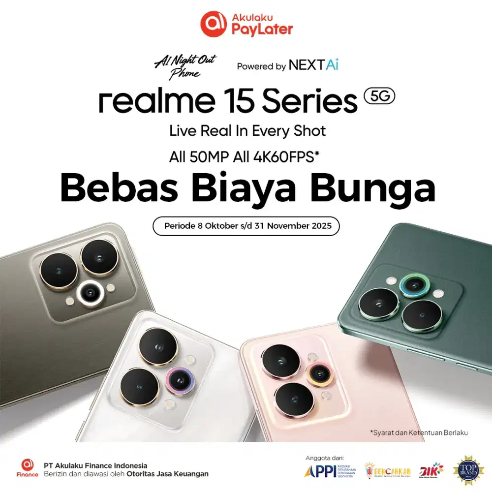 Cicilan HP Realme 15 Series 5G