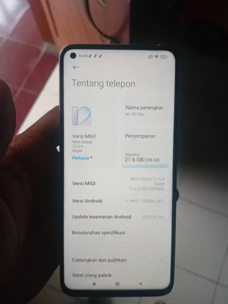 Xiomi MI 10T pro 5G Ram 8/256 Tebet