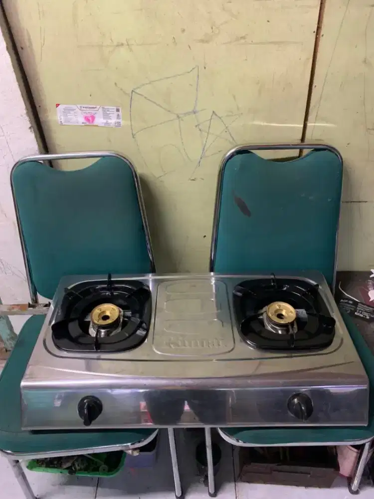 Kompor gas 2tungku stenlis