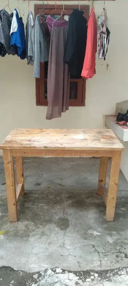MEJA KAYU JATI BESAR
